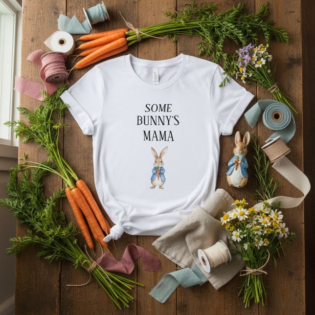 Mamman Peter Rabbit Baby Shower T Shirt (Skapare uppladdad)