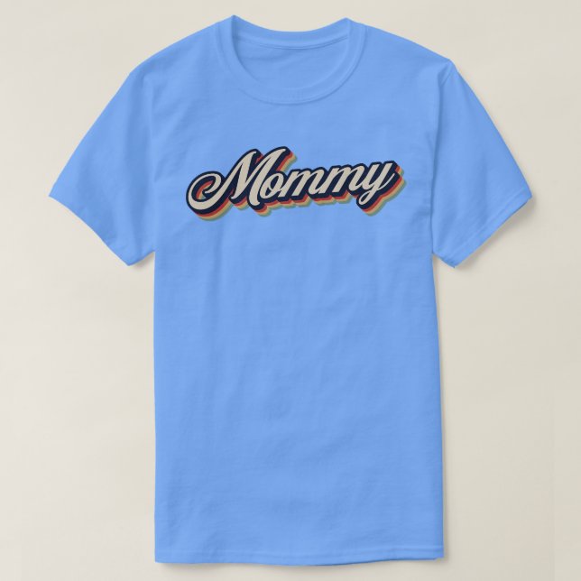 Mamman Retro-Vintage T Shirt (Design framsida)