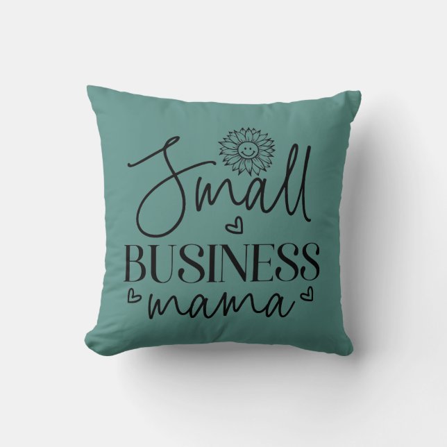 Mamman Small Business roligt Kudde (Framsida)