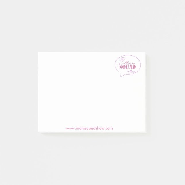 Mamman som squaden postar det, noterar post-it block (Framsida)