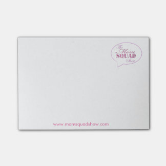 Mamman som squaden postar det, noterar post-it block