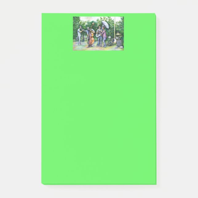 Mamman varnade mig aldrig om teubaspelare post-it block (Framsida)