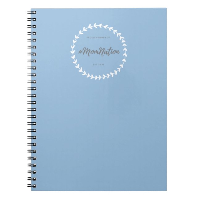 #MammaNation Est 1935 Anteckningsbok (Framsidan)