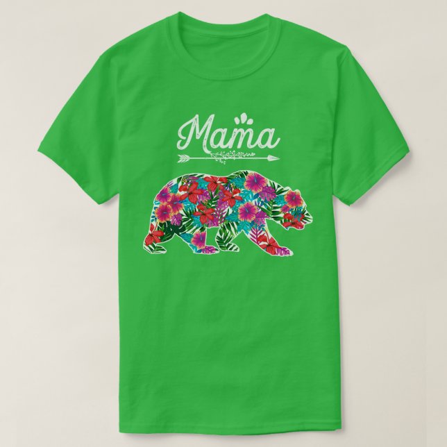 Mammans Blommigt T Shirt (Design framsida)