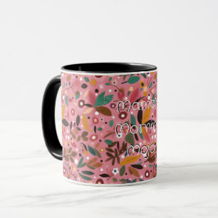 Mammans God morgon Mojo Rosa Blommigt Garden Mugg