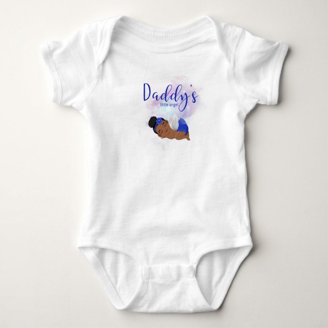 Mammans lilla ängel baby-kroppsdräkt t shirt (Framsida)