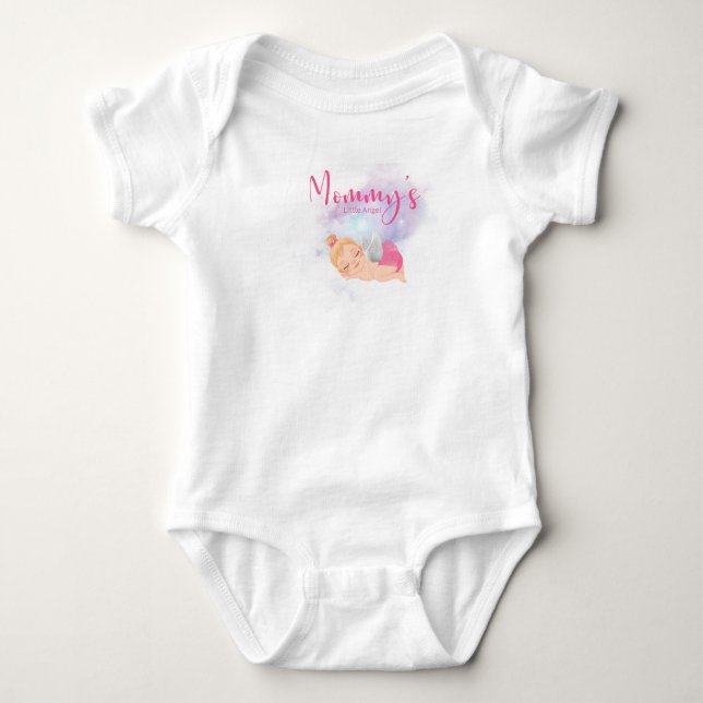 Mammans lilla blixt baby t shirt (Framsida)