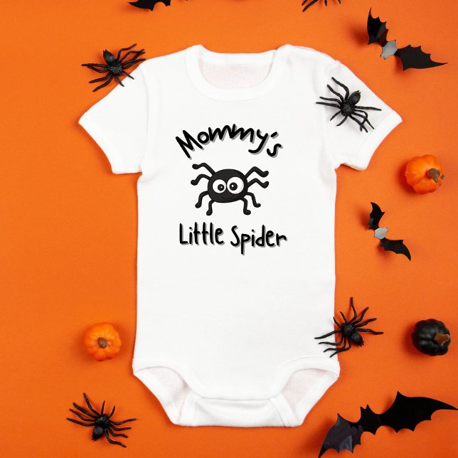 Mammans lilla spindel | Halloween Baby Bodykostyme T Shirt (Skapare uppladdad)