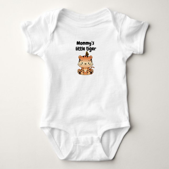 Mammans lilla tiger t shirt (Framsida)