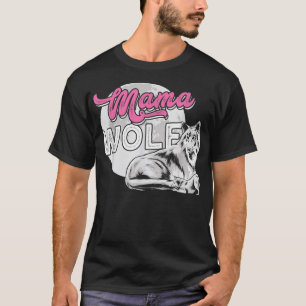 Mammans Varg skyddar hennes lilla barn T-Shirt