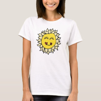 MammaPeggys färg för teckning för sol T Shirt
