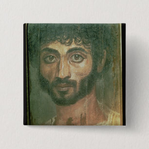 Mammaporträtt av en man, från Fayum, romano-Egyp Knapp