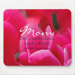 Mammarosor & röda blom- Mousepad Musmatta