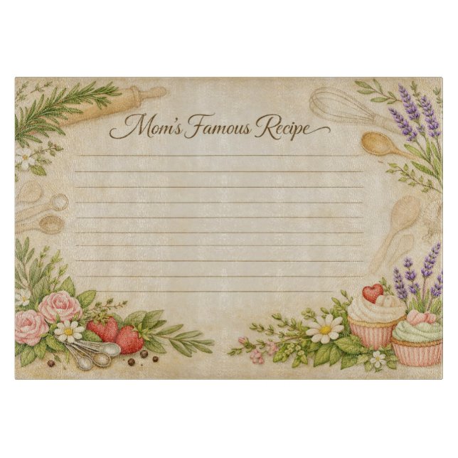 Mammas Berömda Recept  (Framsidan)