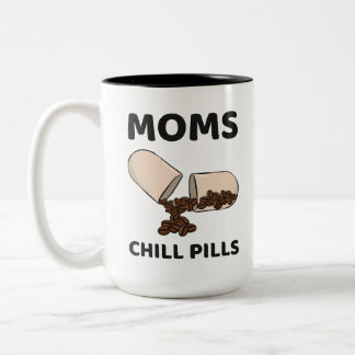 Mammas Chill Pills Kaffeboskapsel Två-Tonad Mugg