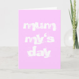Mammas dag - mormorsdagskort kort