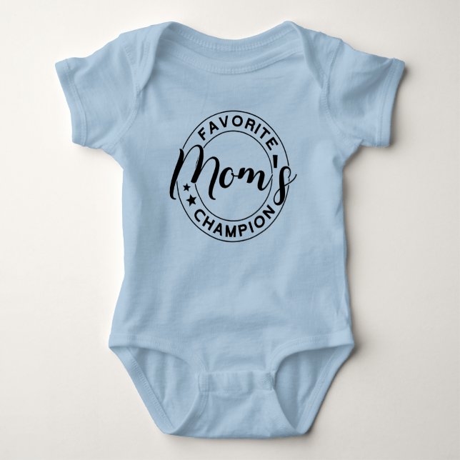Mammas Favorit Champion Blå T Shirt (Framsida)