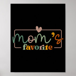 Mammas favorit sjuka uttryck mors dag poster