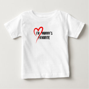 Mammas Favorit Småbarnströja - Rolig Barn T-Shirt