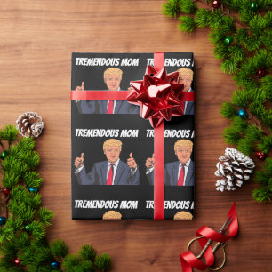 MAMMAS FÖDELSEDAG DONALD TRUMP INPACKNINGSPAPPER PRESENTPAPPER