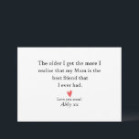 Mammas födelsedag Mors dag Present Personlig Mamma Inbjudningar<br><div class="desc">Mammas födelsedag Mors dag Present Personlig Mammas</div>