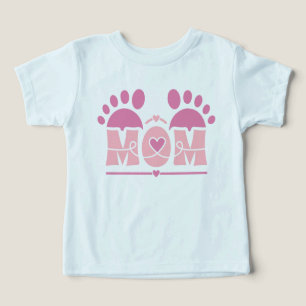 MAMMAS hjärtavtryck T Shirt