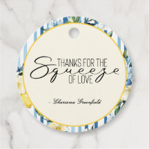Mammas Huvudstöt Citron Blå Pojke Baby Shower