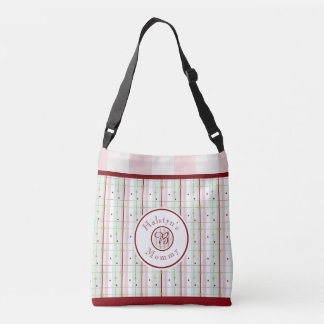 Mammas initialer Barn Essentials Tote - Rosa Axelväska
