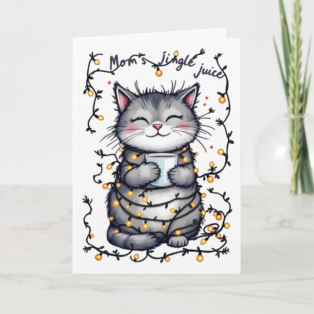 Mammas jingeljuice helgkort (Framsida)