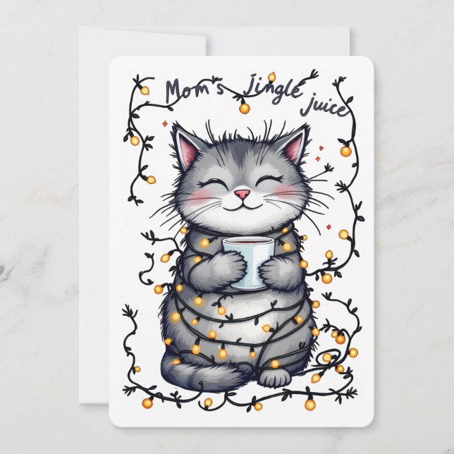 Mammas jingeljuice  julkort (Framsida)
