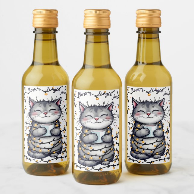 Mammas jingeljuice  vinetikett (Flaskor)