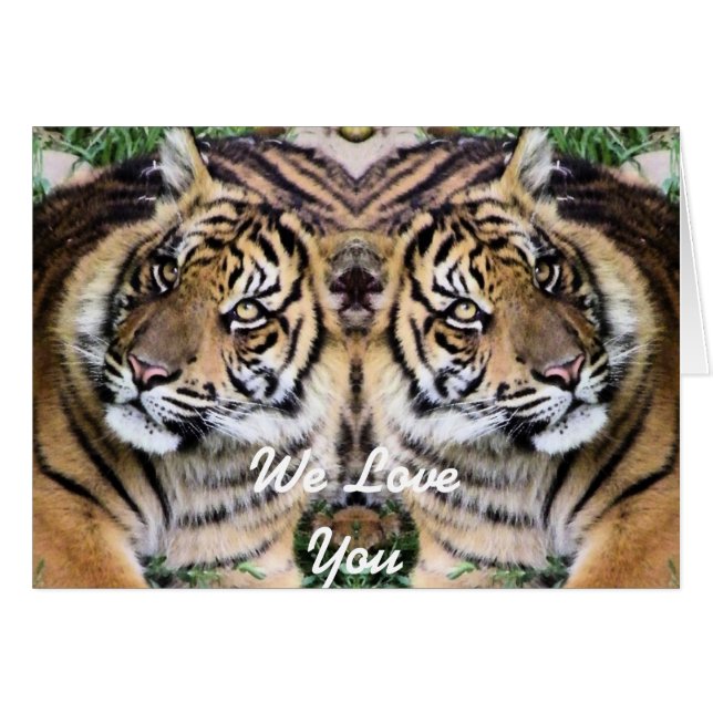 Mammas Kärlek Hälsningskort (Framsidan Horizontal)