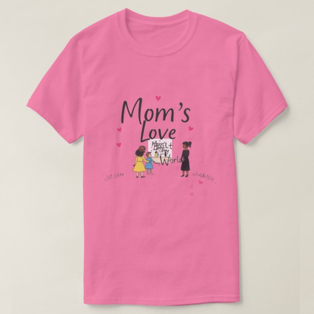 Mammas Kärlek Kvinnodags T-shirt (Design framsida)