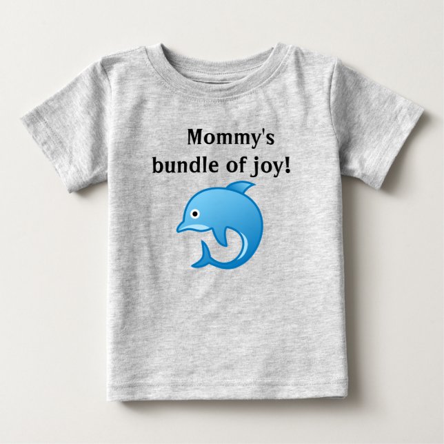 Mammas knippe av glädje Delfin T Shirt (Framsida)