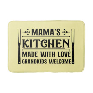 MAMMAS kök ordkonst Badrumsmatta