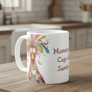 Mammas kopp av sinnesfrid Rolig mors dag-mugg
