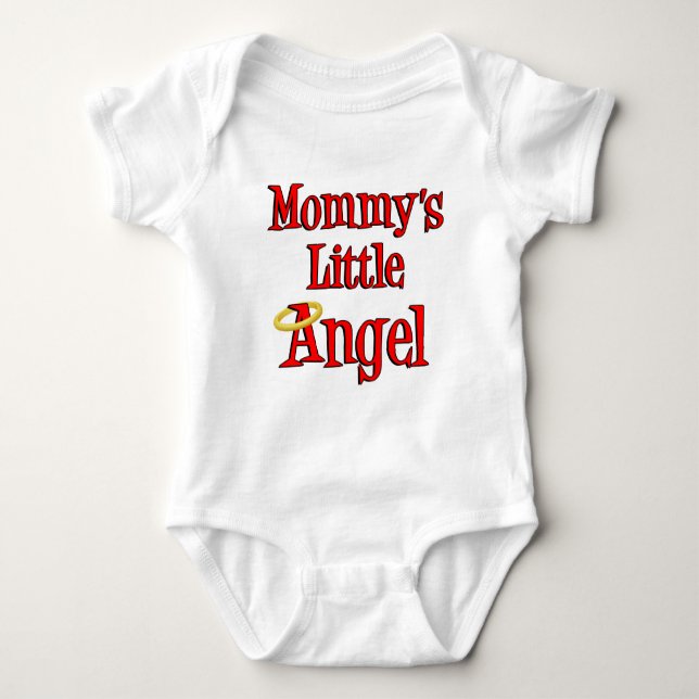 Mammas lilla ängel t shirt (Framsida)