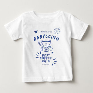 Mammas lilla Babyccino-kaffedatum T Shirt