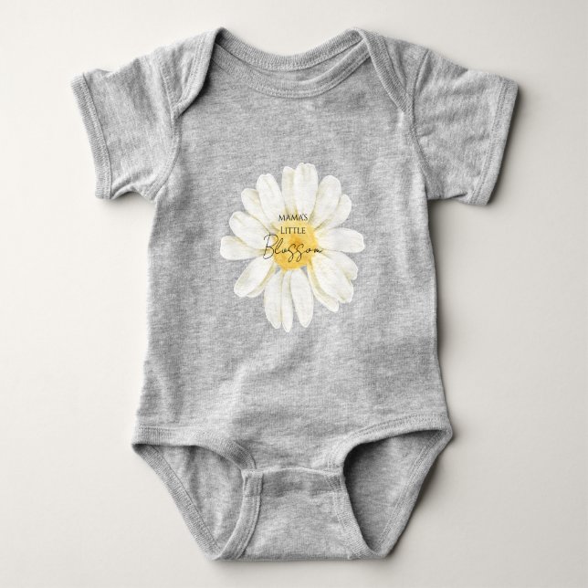 Mammas lilla blommande söta tusenskönagrya t shirt (Framsida)
