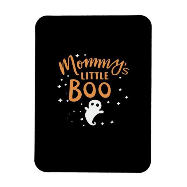 Mammas lilla Boo - Glad Halloween Magnet (Vertikal)