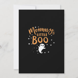 Mammas lilla Boo Halloween klassisk design Julkort