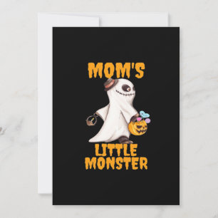 Mammas lilla Boo-monster Rolig grafik Julkort