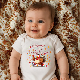 Mammas lilla kalkonlöpare Söt Thanksgiving T Shirt