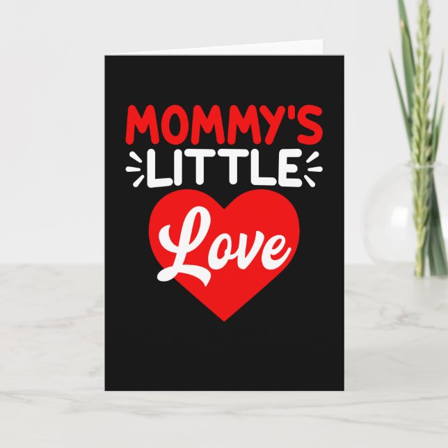 Mammas lilla kärlek | Alla hjärtansdagspresenter Kort (Framsida)
