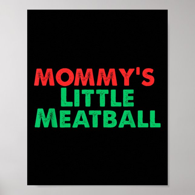 Mammas lilla köttbulle Rollig italiensk  Poster (Framsidan)