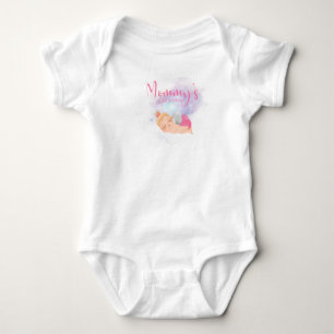 Mammas lilla lyckliga baby body t shirt