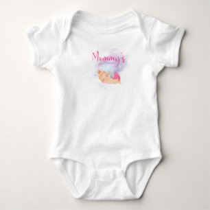 Mammas lilla lyckliga baby body t shirt