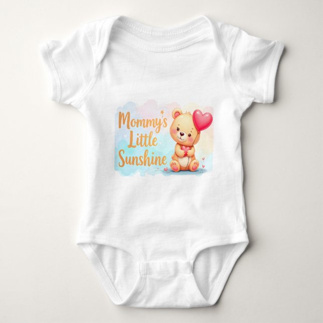Mammas lilla solskens baby- och småbarnsoutfit t shirt (Framsida)