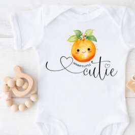 Mammas lilla söta citrusapelsin t shirt