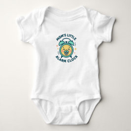 Mammas lilla väckarklocka Baby T-shirt | nyfödd